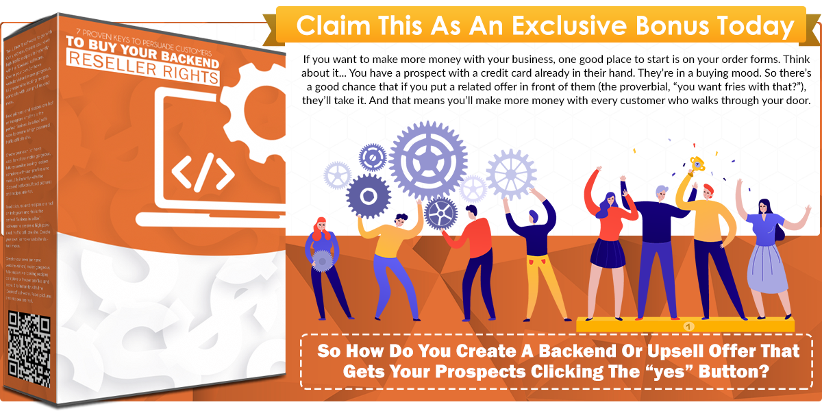 7 Proven Keys To Persuade Customers To Buy Your Backend Reseller Rights infographics