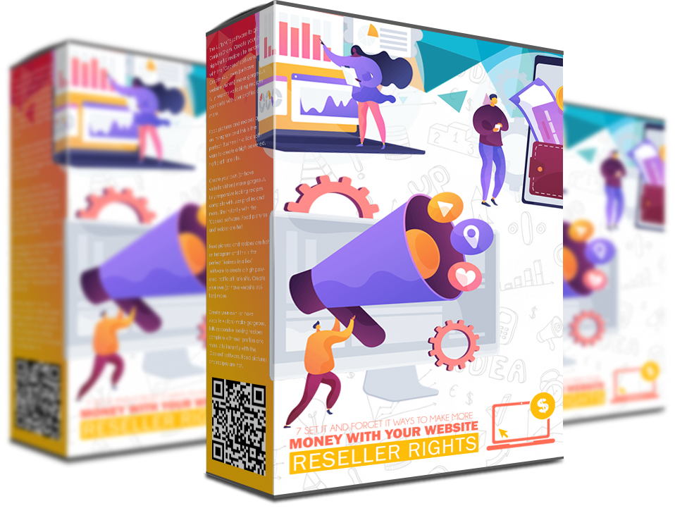 7 Set It And Forget It Ways To Make More Money With Your Website Reseller Rights boxshots