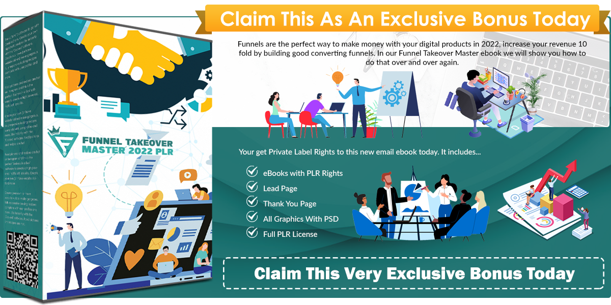 Funnel Takeover Master 2022 PLR infographics template