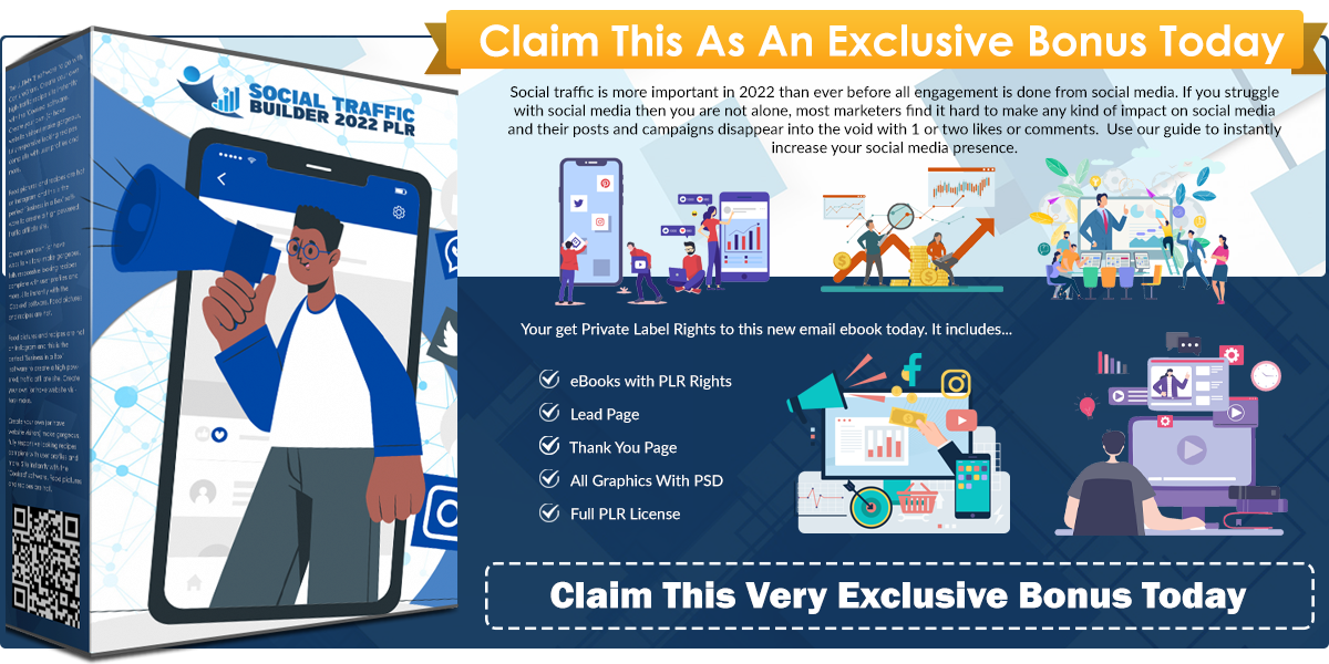 Social Traffic Builder 2022 PLR infographics template