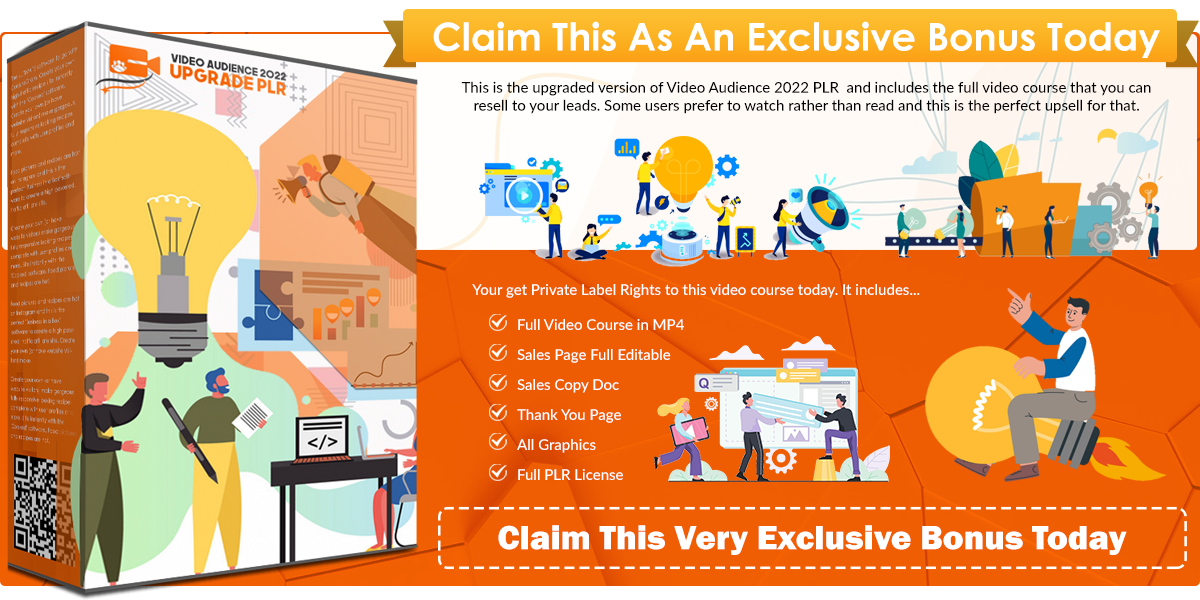 Video Audience 2022 Upgrade PLR infographics template